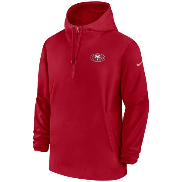 San Francisco 49ers Nike NFL Half-Zip Windbreaker Jacket