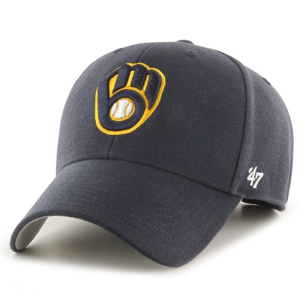 47 Brand Relaxed Fit Cap - MLB Milwaukee Brewers navy