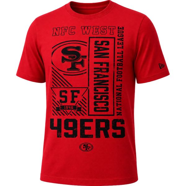 New Era NFL Shirt - NFC WEST San Francisco 49ers