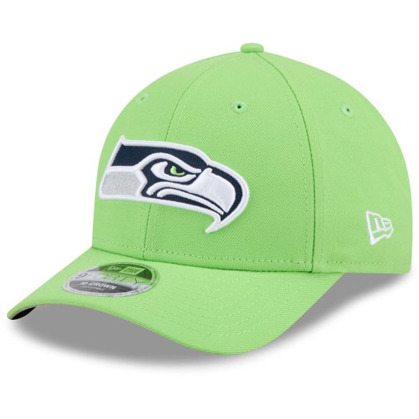New Era 9Forty M-Crow Snapback Cap - Seattle Seahawks lime