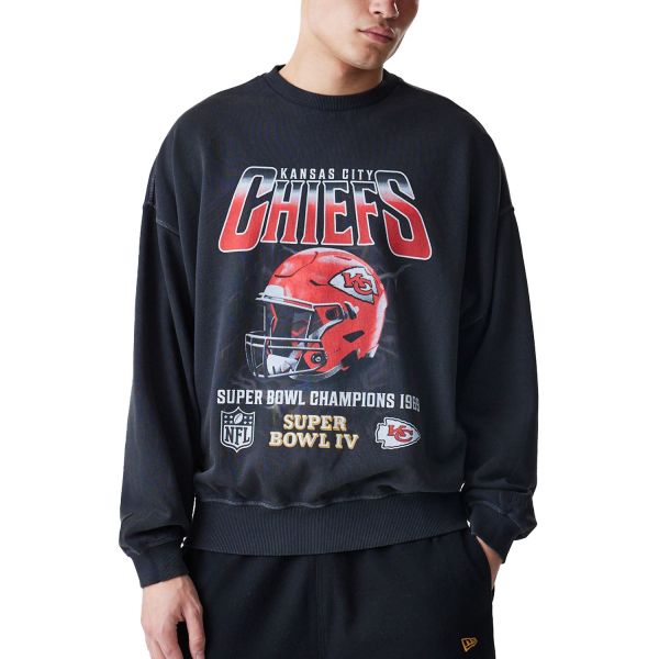 New Era Washed Boxy Pullover - Kansas City Chiefs