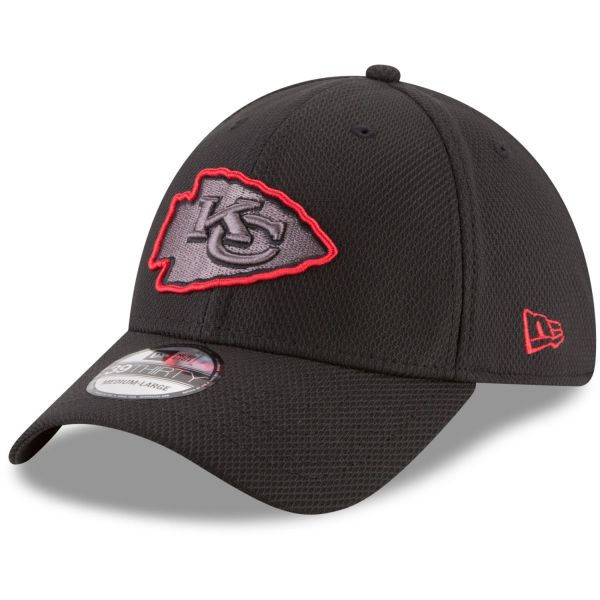 New Era 39Thirty Diamond Cap - Kansas City Chiefs schwarz