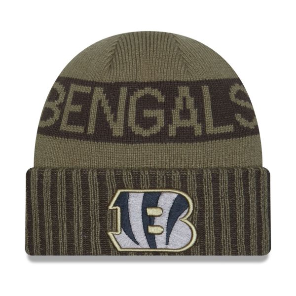 New Era Knit Beanie - SALUTE TO SERVICE Cincinnati Bengals
