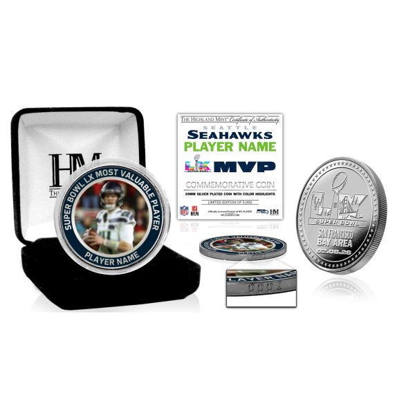 Kenneth Walker III Seattle Seahawks Super Bowl XL MVP Coin
