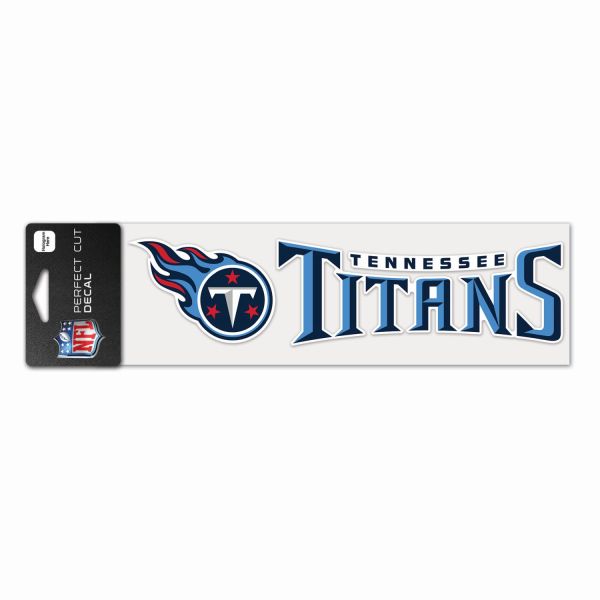 NFL Perfect Cut Aufkleber 8x25cm Tennessee Titans