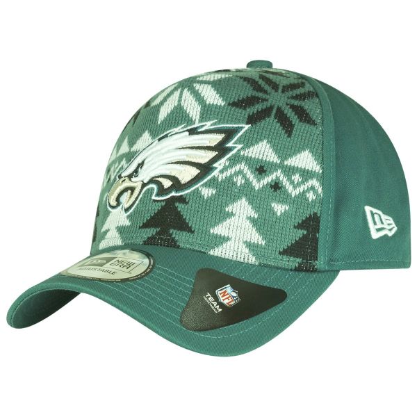 New Era Christmas Jumper Trucker Cap - Philadelphia Eagles