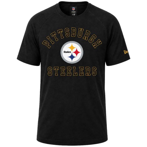New Era Long Shirt - NFL Pittsburgh Steelers schwarz