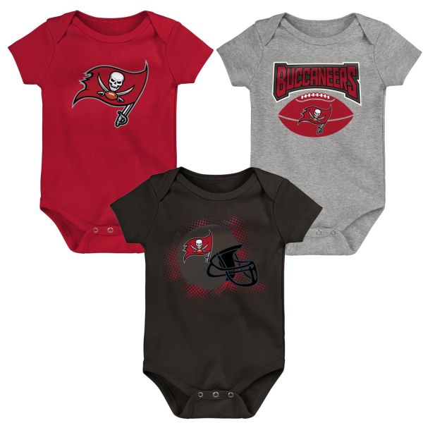Outerstuff NFL Infant 3pcs Bodysuit-Set Tampa Bay Buccaneers