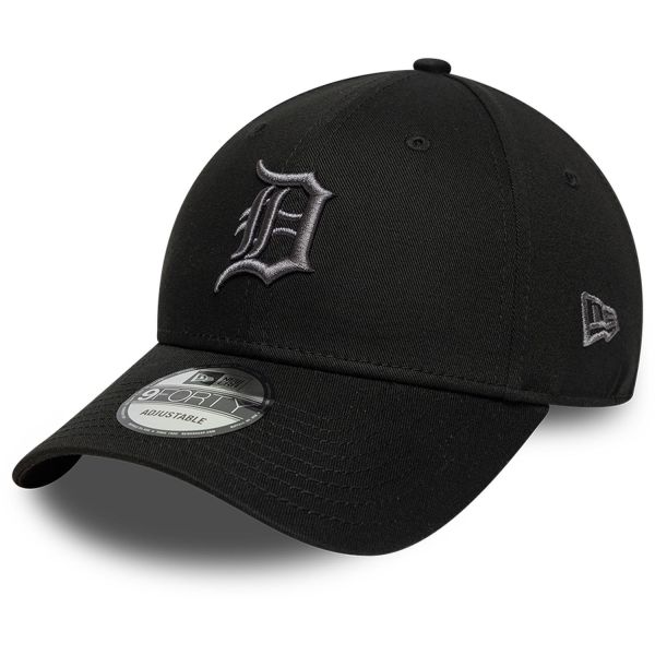 New Era 9Forty Strapback Cap - Detroit Tigers schwarz