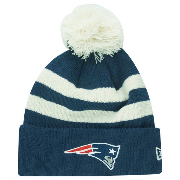 New Era Knit Winter Beanie - IVORY New England Patriots