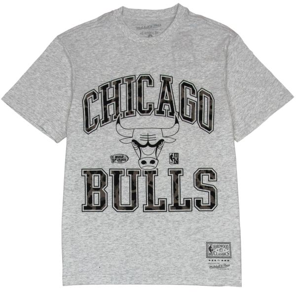 Mitchell & Ness Shirt - LEOPARD Chicago Bulls grau