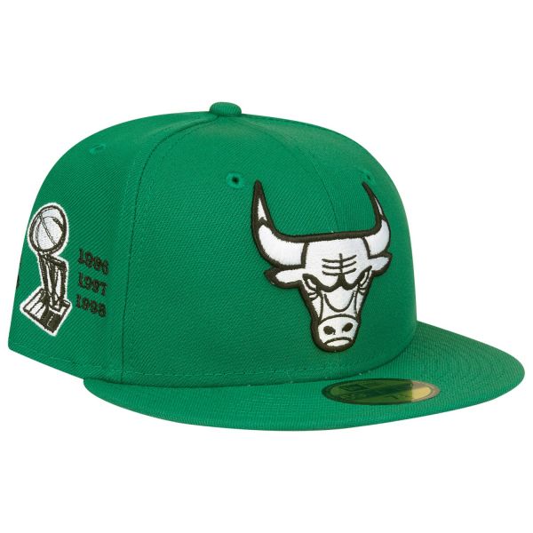 New Era 59Fifty Fitted Cap - CHAMPIONS Chicago Bulls kelly
