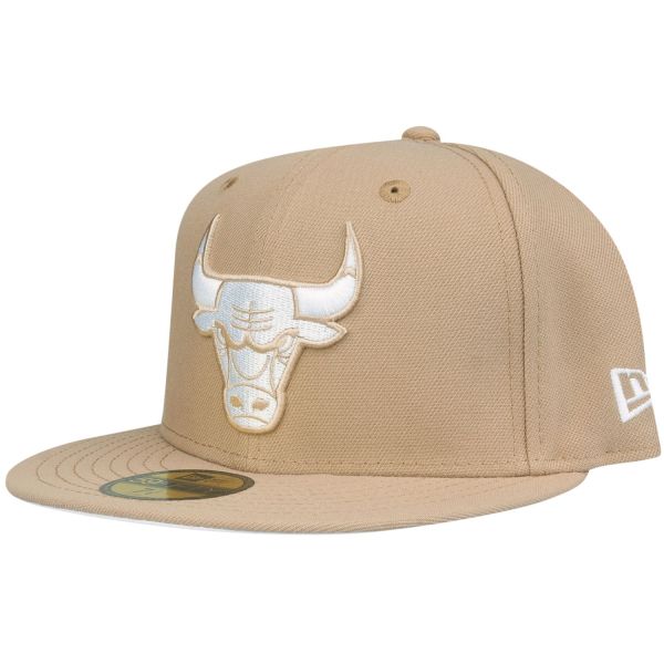 New Era 59Fifty Fitted Cap - Chicago Bulls camel beige