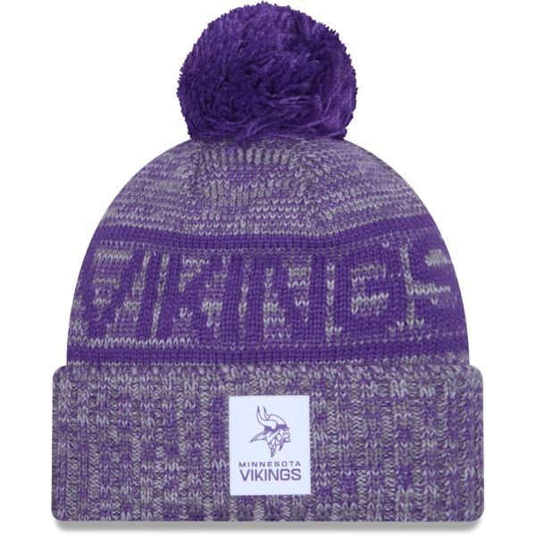 New Era Pompon Bonnet D'Hiver SIDELINE Minnesota Vikings