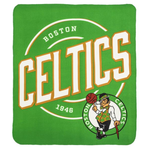 Boston Celtics NBA Fleece CAMPAIGN Throw Brush Blanket