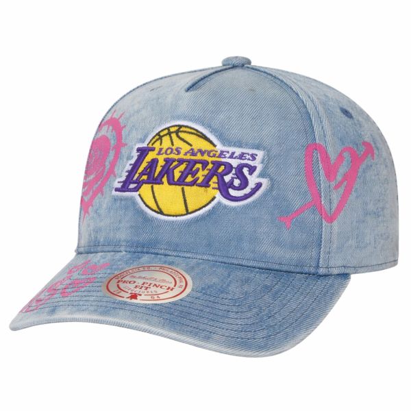 Mitchell & Ness Snapback Pro Cap - LOVE Los Angeles Lakers