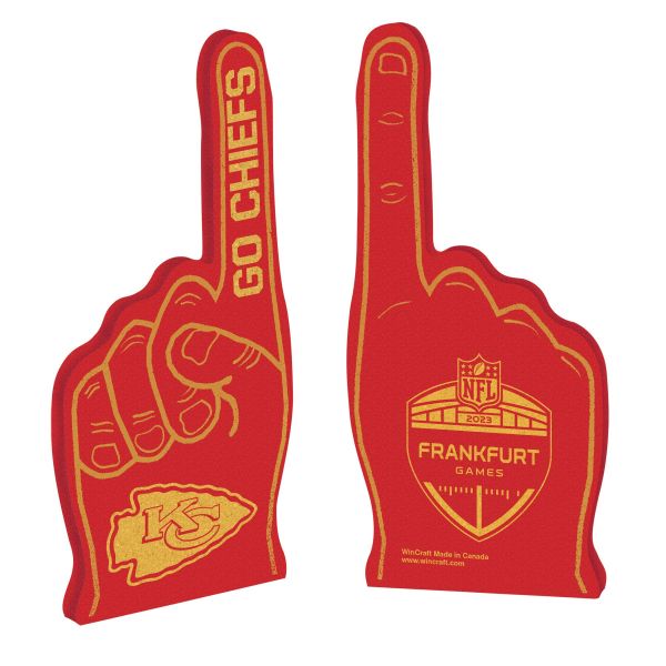 NFL Frankfurt Game Kansas City Chiefs Foam Finger Winkehand