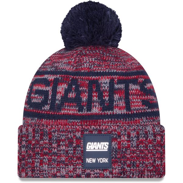 New Era Pompon Bonnet D'Hiver SIDELINE New York Giants