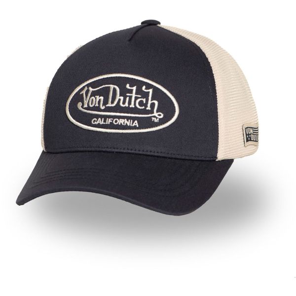 Von Dutch Trucker Strapback Cap - FINE MESH charcoal
