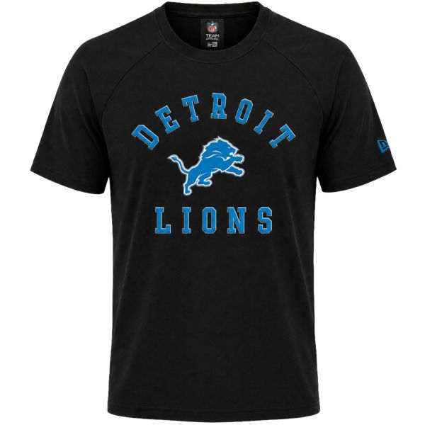 New Era Long Shirt - NFL Detroit Lions schwarz