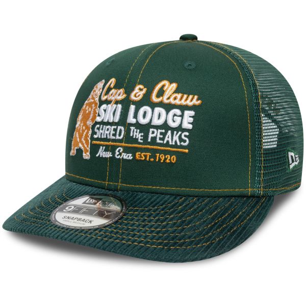 New Era 9Fifty Trucker Snapback Cap - OUTDOOR forest green