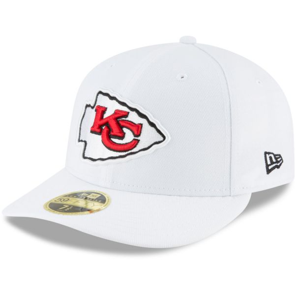 New Era 59Fifty Low Profile Cap - Kansas City Chiefs weiß