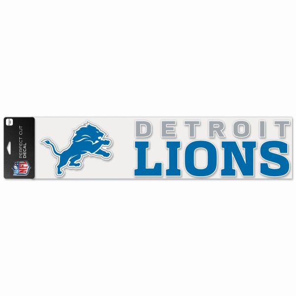 NFL Perfect Cut XXL Decal 10x40cm Detroit Lions
