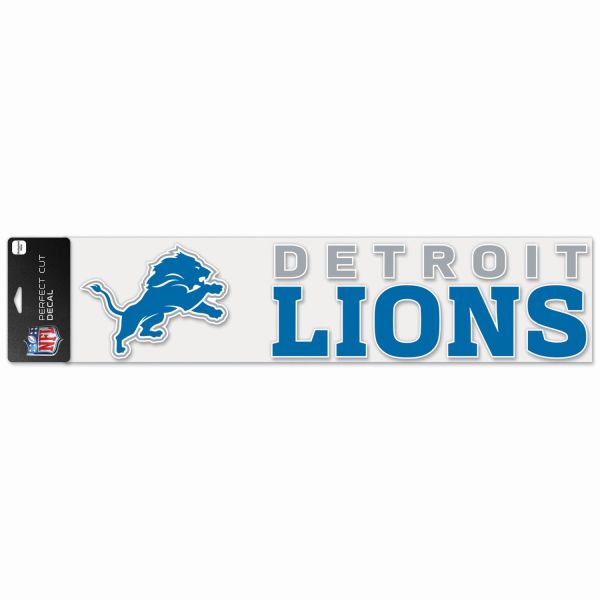 NFL Perfect Cut XXL Autocollant 10x40cm Detroit Lions