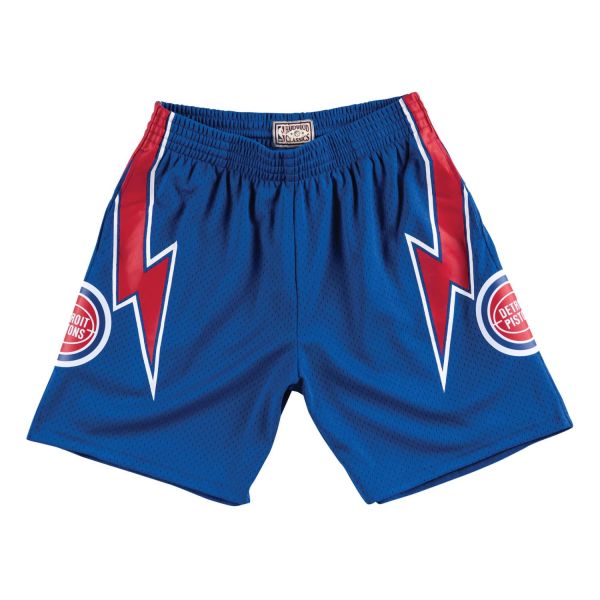 M&N NBA Detroit Pistons Road 1978-79 Swingman Shorts