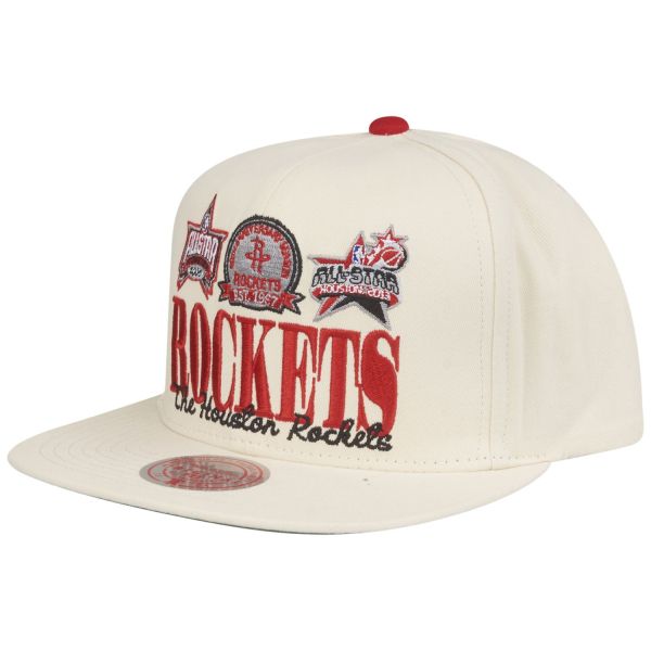 Mitchell & Ness Snapback Cap - RETRO FRAME Houston Rockets