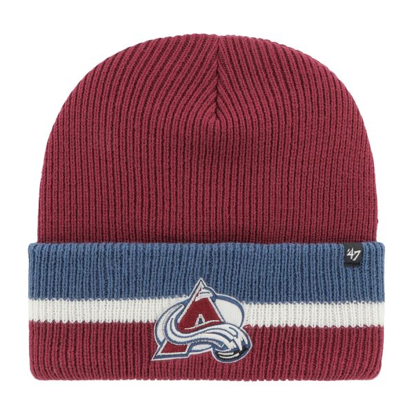 47 Brand Knit Bonnet - SPLIT CUFF Colorado Avalanche