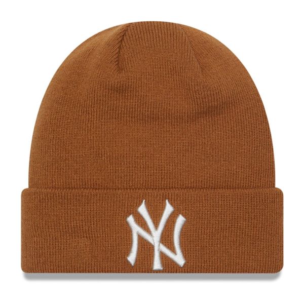 New Era Bonnet d'hiver Beanie - CUFF New York Yankees peanut