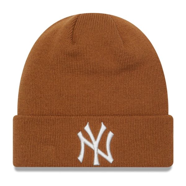 New Era CUFF Winter Beanie - New York Yankees peanut