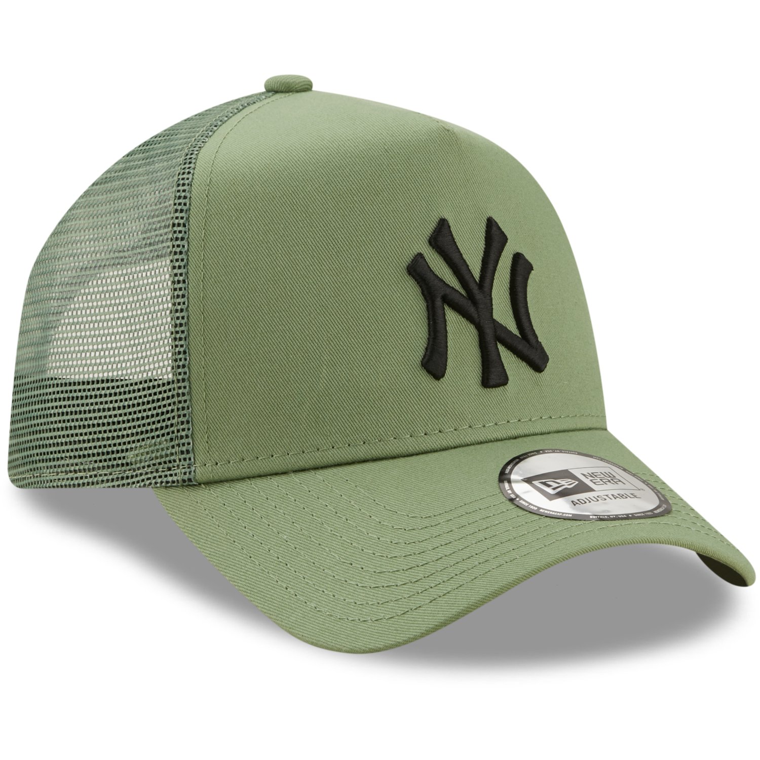 New Era A-Frame Trucker Cap - New York Yankees jade | Trucker | Caps ...