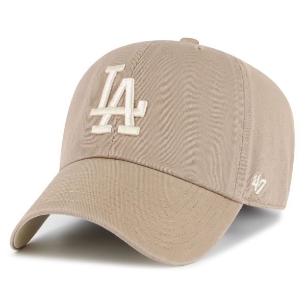 47 Brand Ballpark Cap - CLEAN UP Los Angeles Dodgers khaki