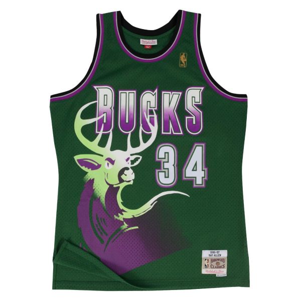 Swingman Mesh Jersey Milwaukee Bucks 1996-97 Ray Allen