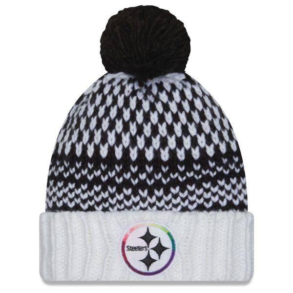 New Era Women Knit Beanie CRUCIAL CATCH Pittsburgh Steelers