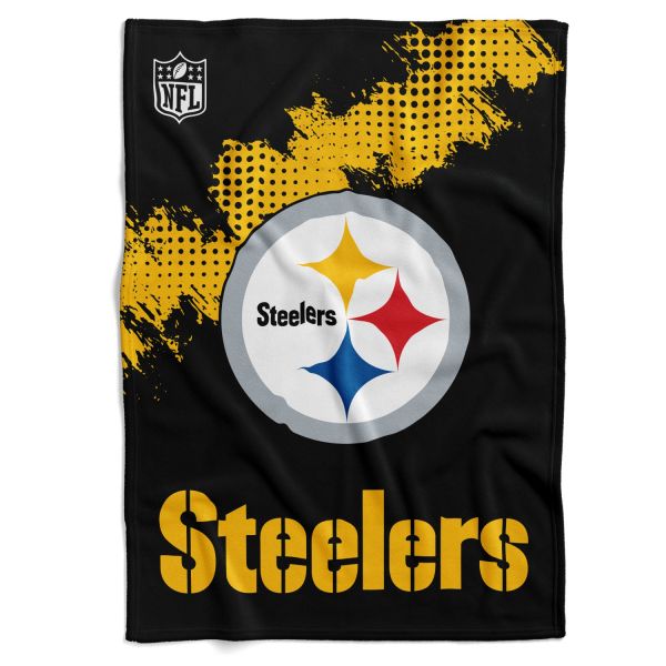 Pittsburgh Steelers NFL Fleece Super-Soft Plüschdecke