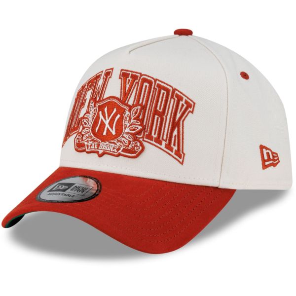 New Era A-Frame Trucker Cap - SUEDE New York Yankees red