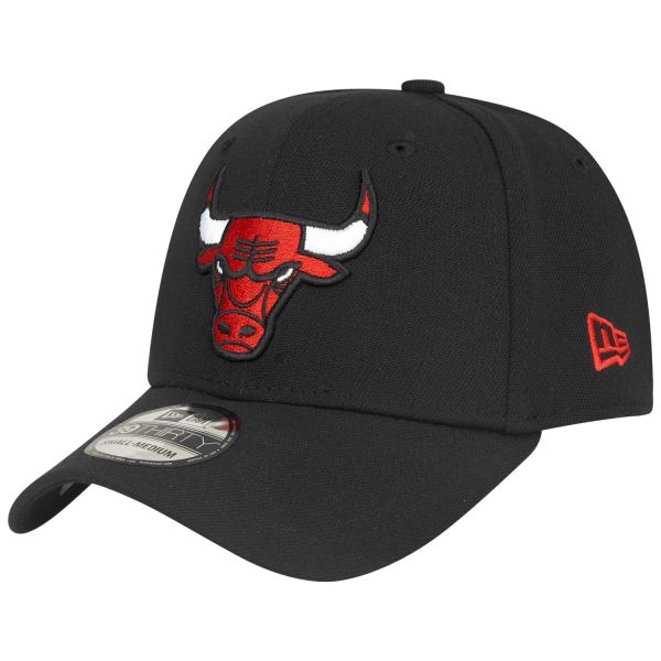 New Era 39Thirty Stretch Cap - Chicago Bulls schwarz