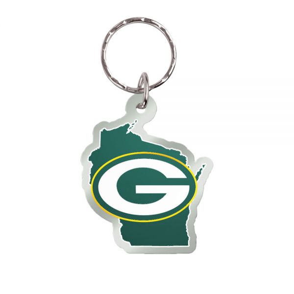 Wincraft STATE Key Ring Chain - NFL Green Bay Packers