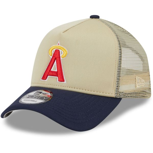 New Era 9Forty Snapback Trucker Cap - California Angels