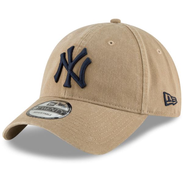 New Era 9Twenty Strapback Cap - New York Yankees khaki