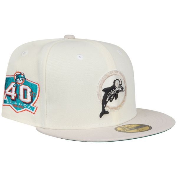 New Era 59Fifty Fitted Cap - SIDEPATCH Miami Dolphins