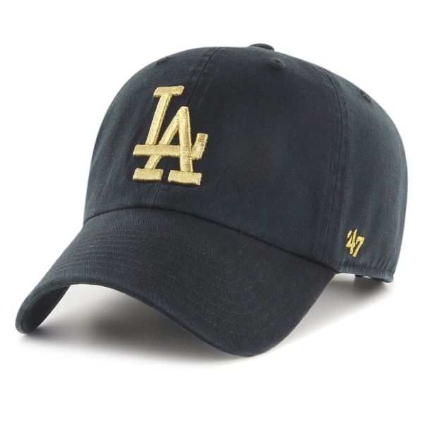 47 Brand Adjustable Cap - Metallic Los Angeles Dodgers black