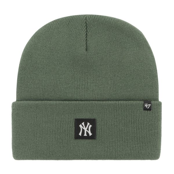 47 Brand Knit Beanie - COMPACT New York Yankees moss vert