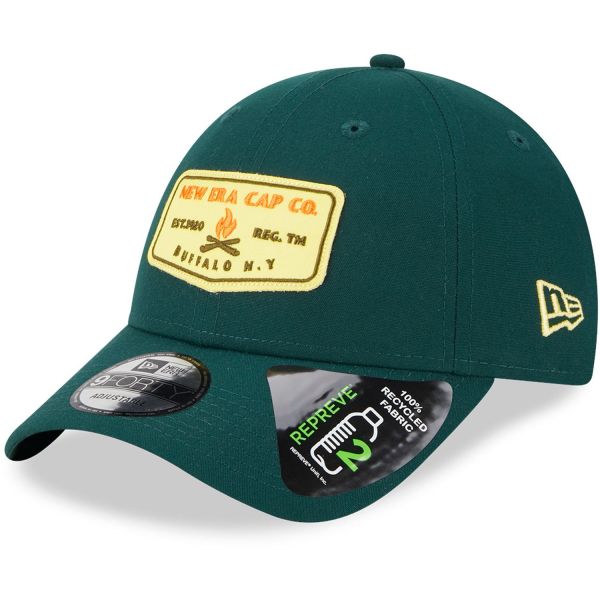 New Era 9Forty Strapback Cap - HERITAGE BRAND PATCH forest