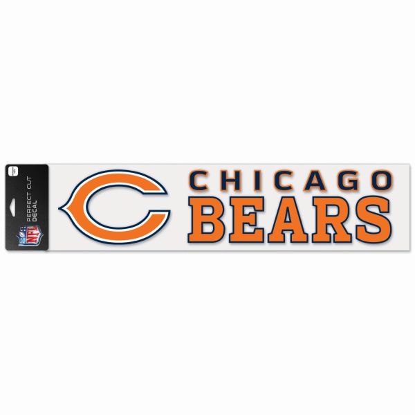 NFL Perfect Cut XXL Decal 10x40cm Chicago Bears