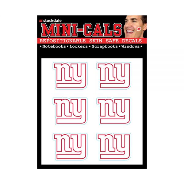 Wincraft 6er Gesicht Aufkleber 3cm - NFL New York Giants