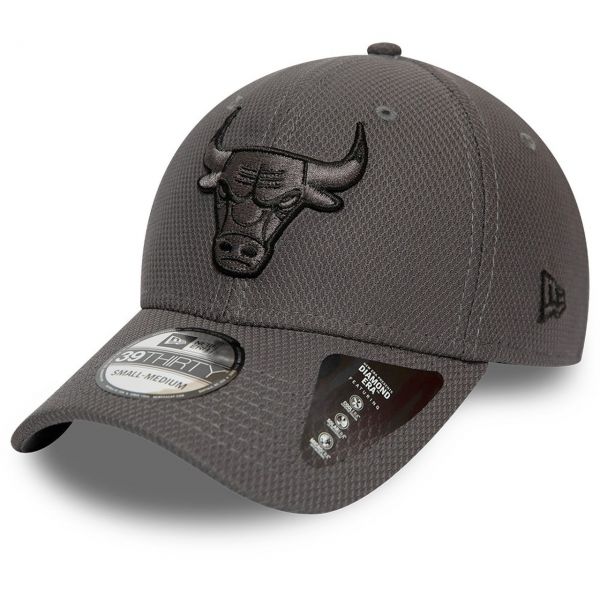 New Era 39Thirty Diamond Cap - Chicago Bulls graphite